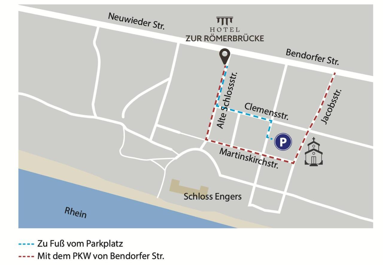 Hotel Zur Roemerbruecke Neuwied Dış mekan fotoğraf